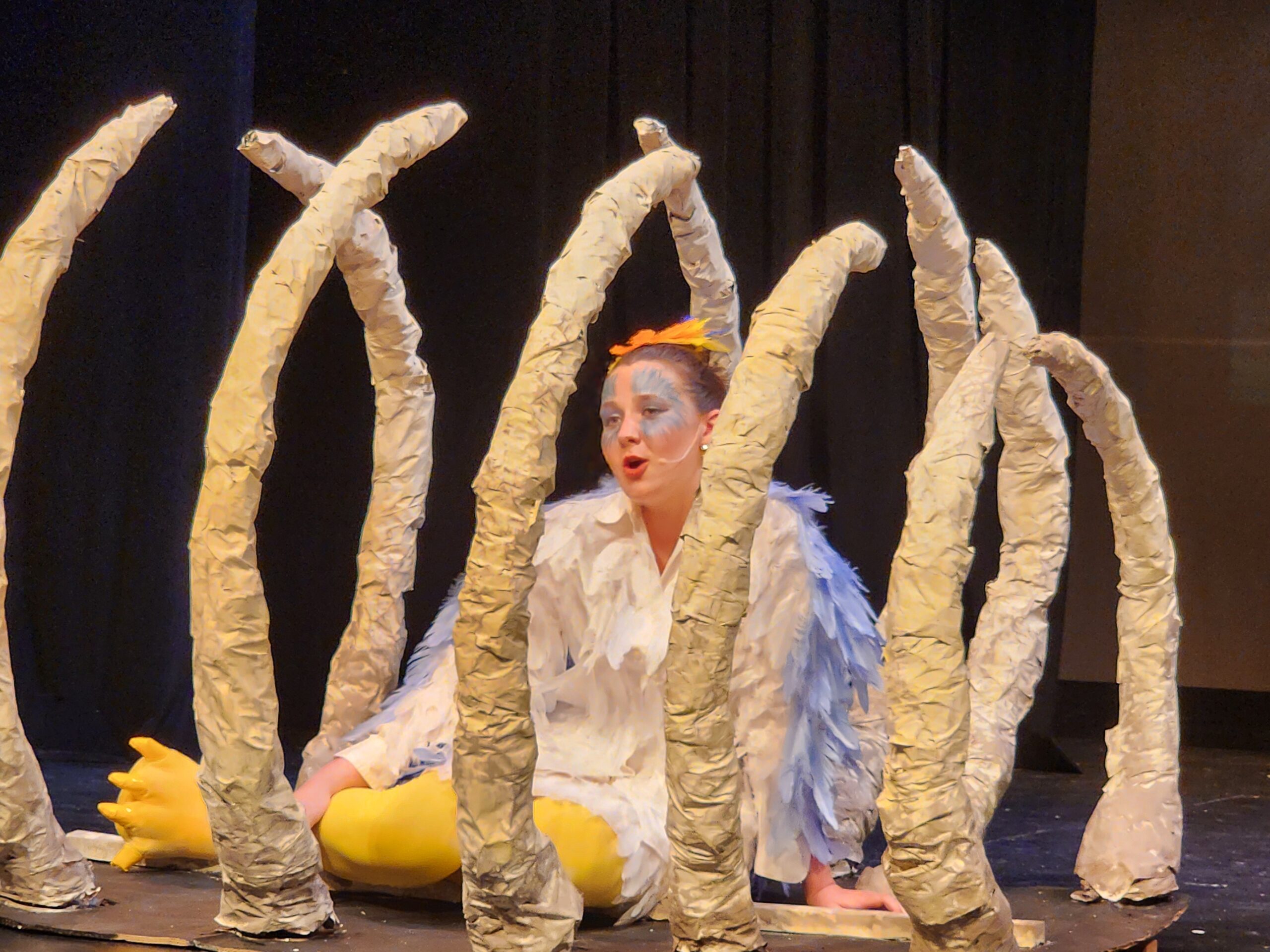 Grace students involved in a school arts performance