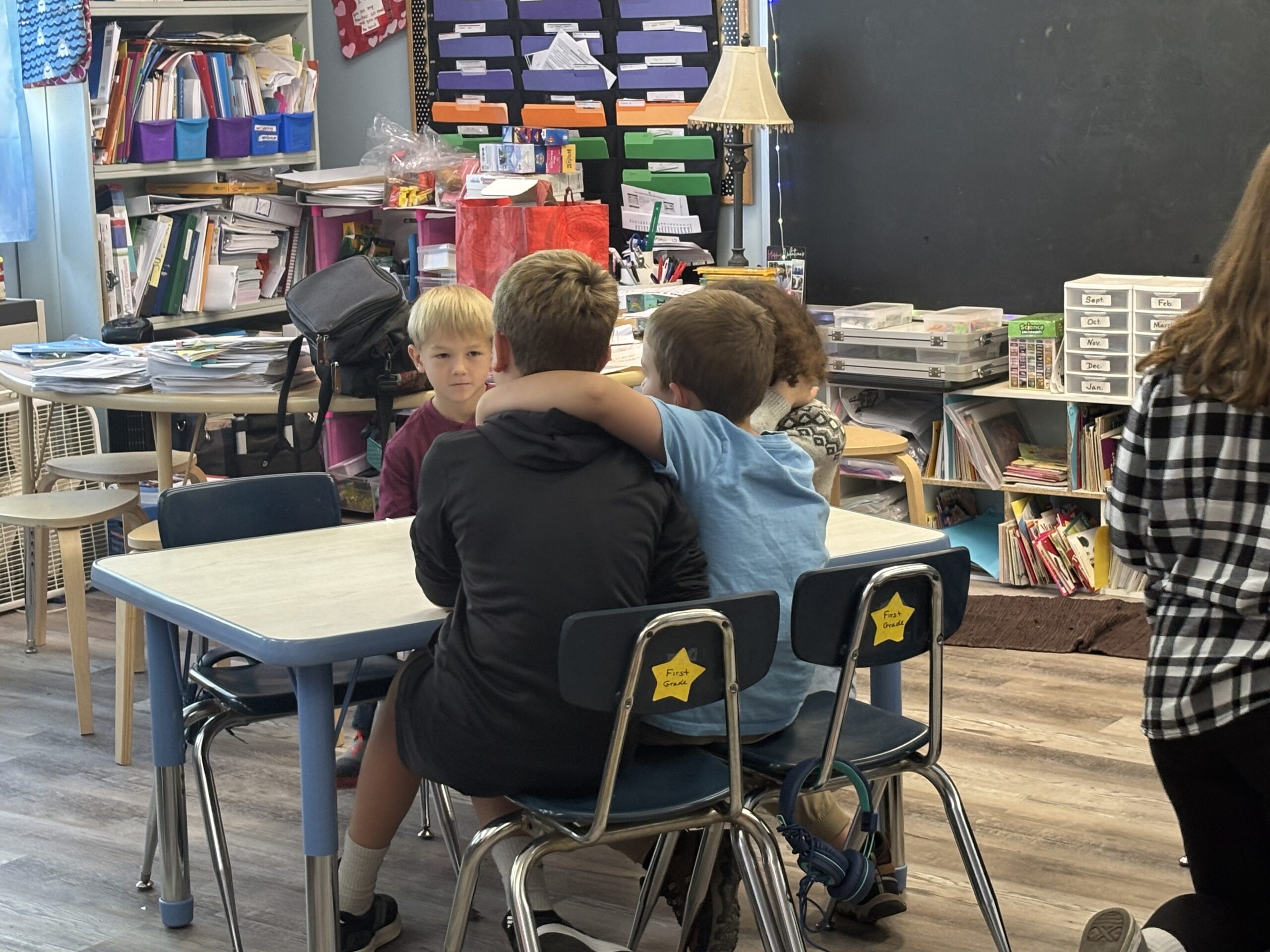Elementary students at Grace Christian School