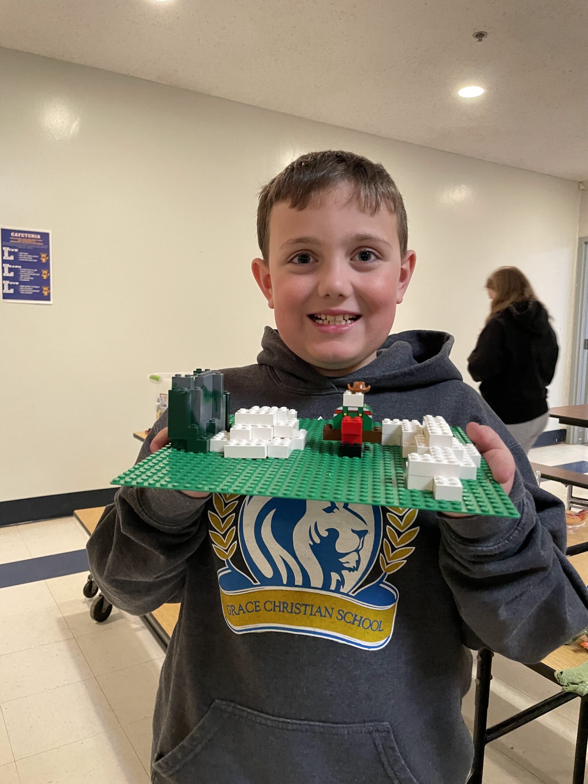 Hands-on STEM Club activities at Grace Christian School
