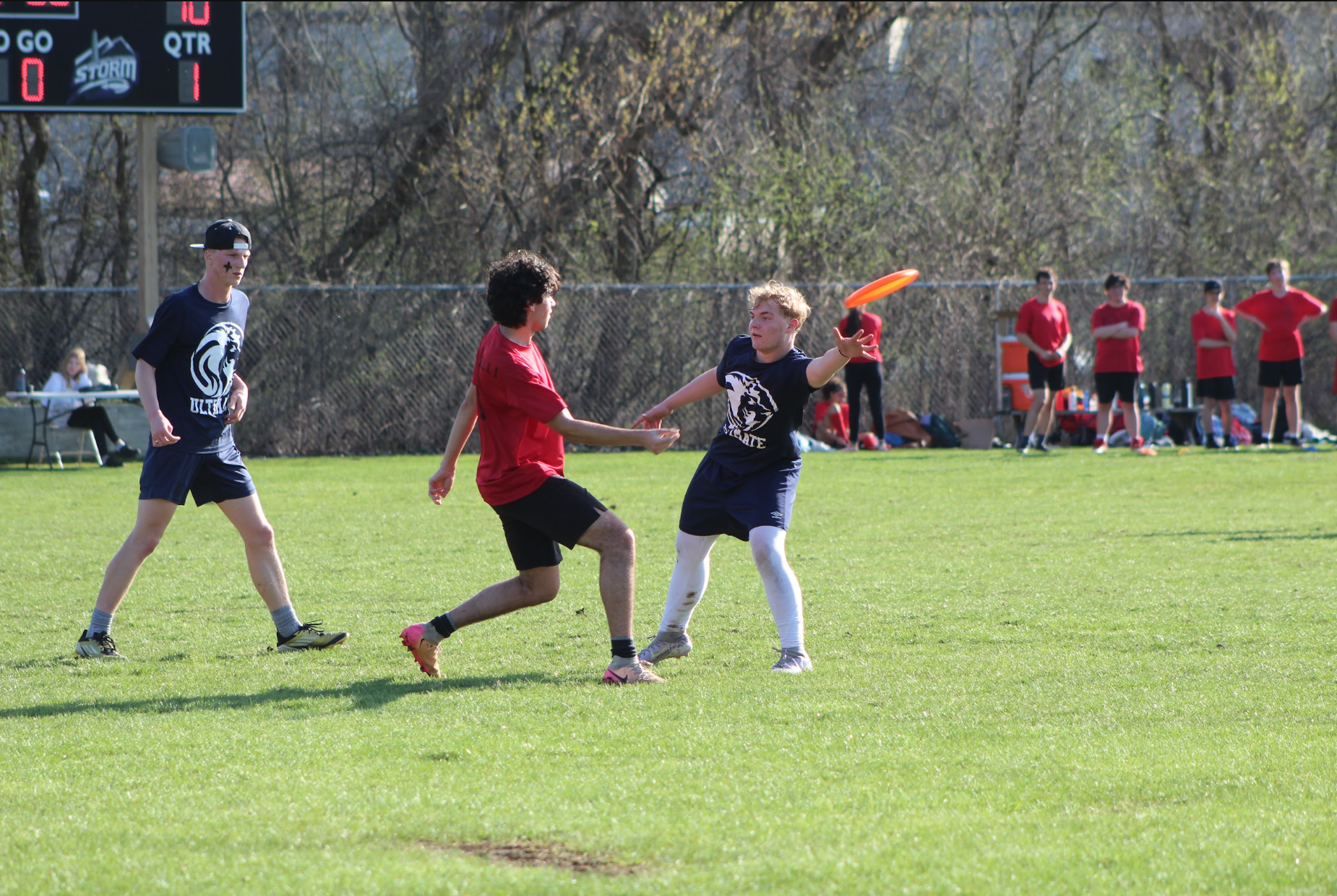 Grace Christian School ultimate frisbee athletes