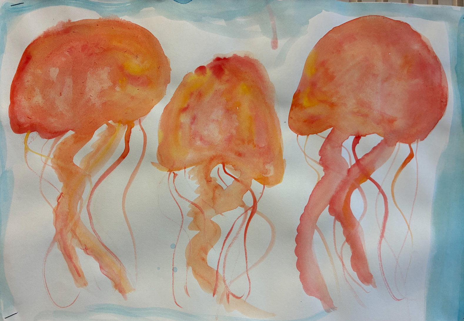 Student-created visual artwork displayed at Grace Christian School