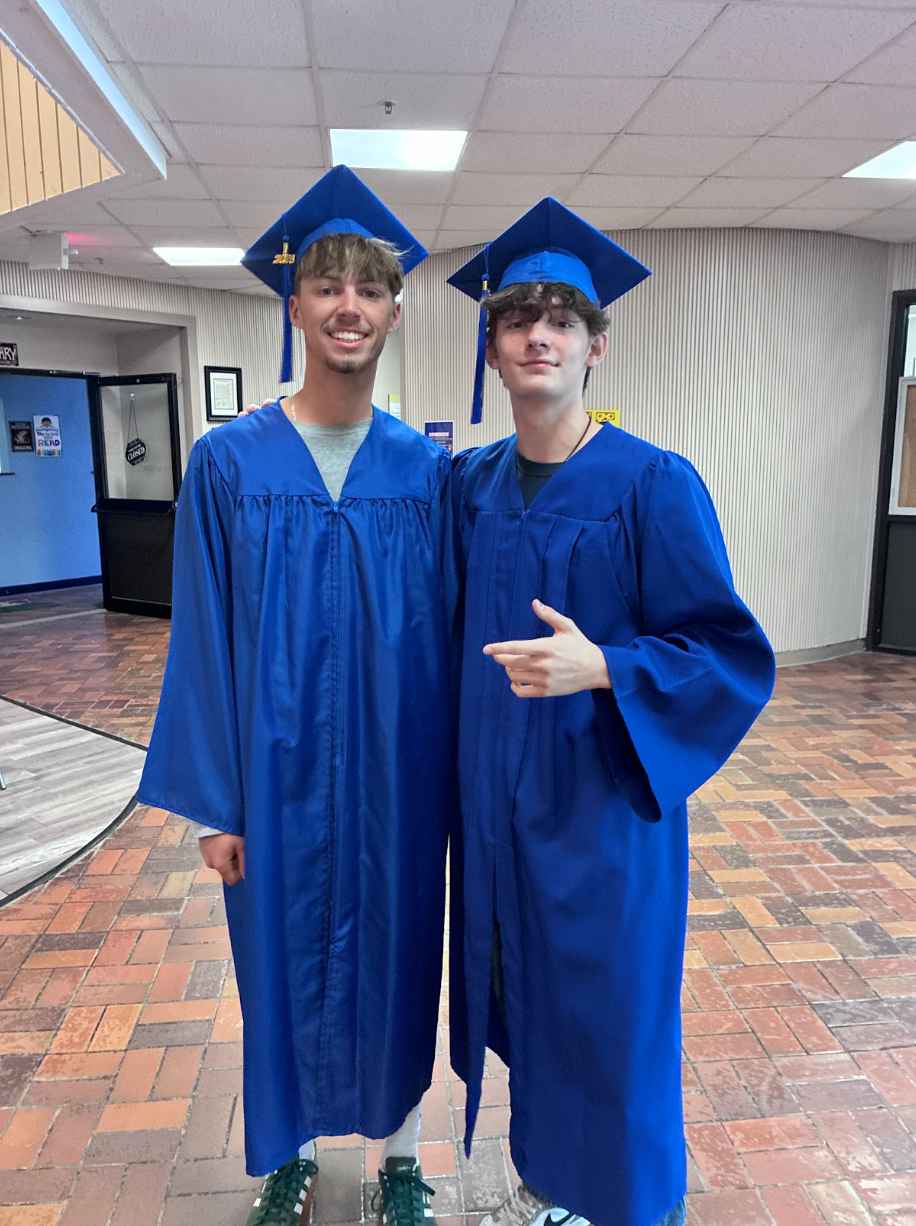 Grace Christian School graduates celebrating
