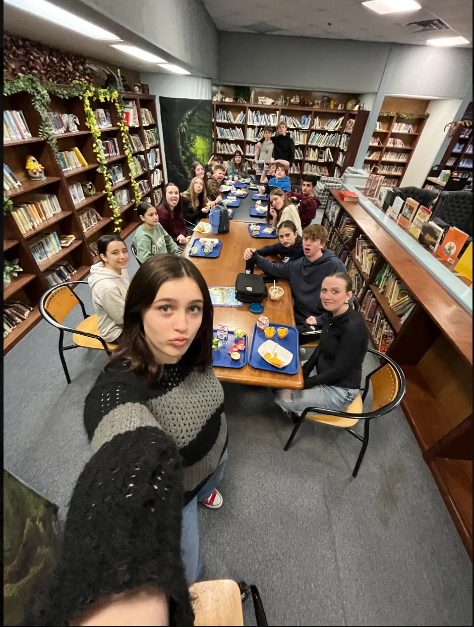 Students enjoying community and friendship at Grace Christian School