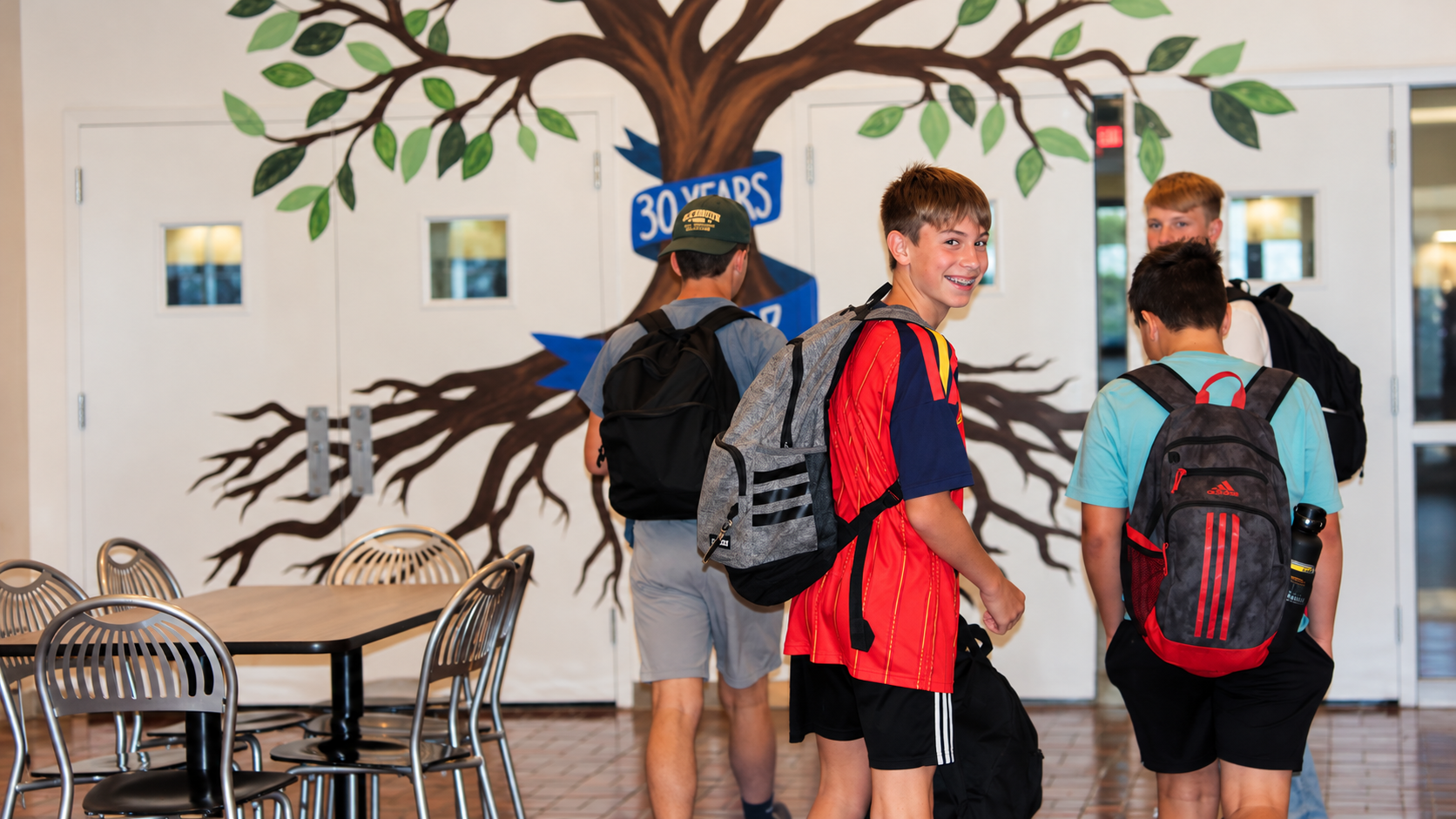 First day of school at Grace Christian School